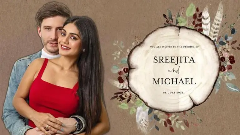 Sreejita De set to marry fiance Michael Blohm; couple's wedding card goes viral Sreejita De
