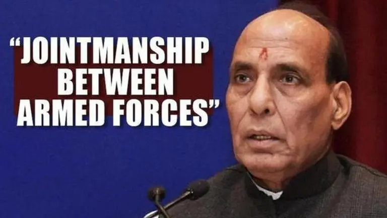 Defence Minister Rajnath Singh calls the appointment of CDS a step towards 'jointmanship' Rajnath Singh