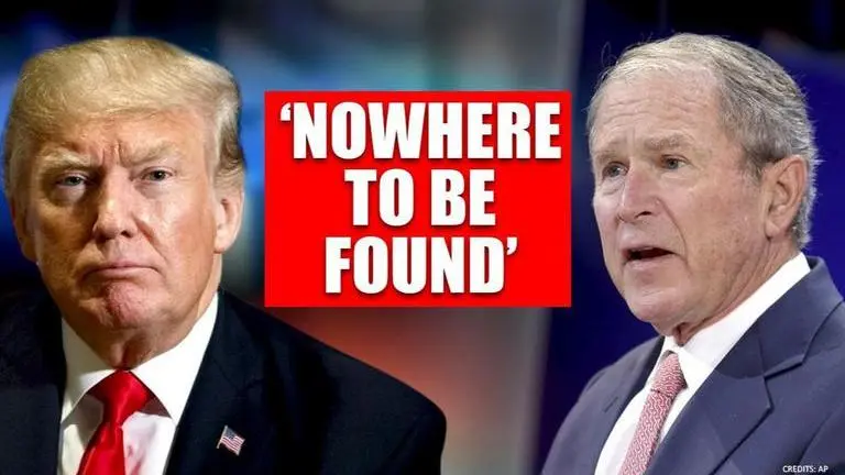 Donald Trump slams George W Bush for not speaking against impeachment Trump