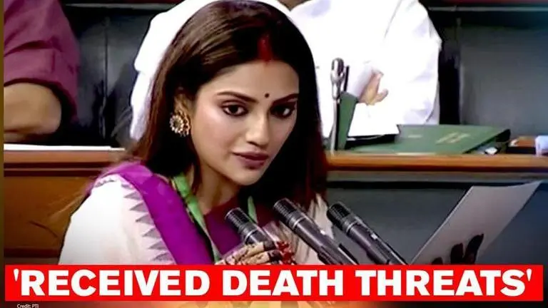 TMC MP Nusrat Jahan receives death threats for posing as Goddess Durga, seeks security Nusrat Jahan