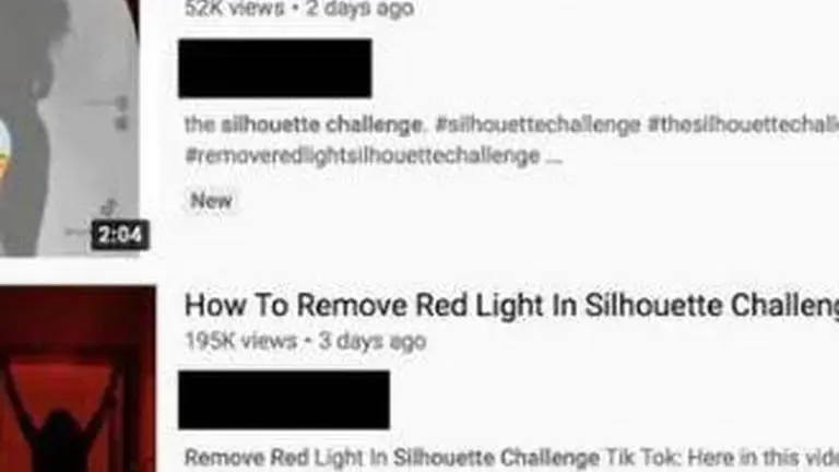 Silhouettte Challenge goes wrong as netizens remove red filter from the videos silhouette challenge