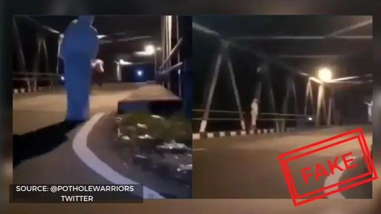 Fact Check: Has someone in Goa dressed up as a ghost to make people stay at home? fact check