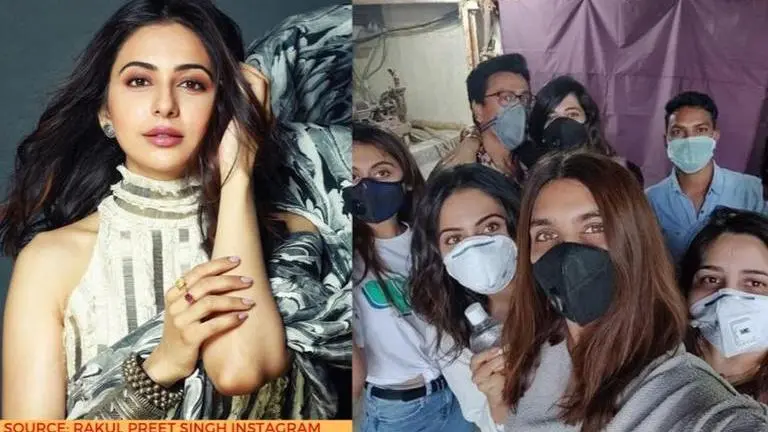 Rakul Preet Singh shoots ad amidst COVID-19 outbreak, urges fans 'don't step out' rakul preet singh