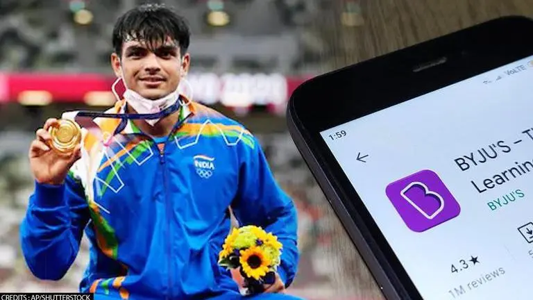 BYJU'S announces Rs 2cr for Neeraj Chopra, Rs 1cr for individual Olympic medal winners BYJU'S