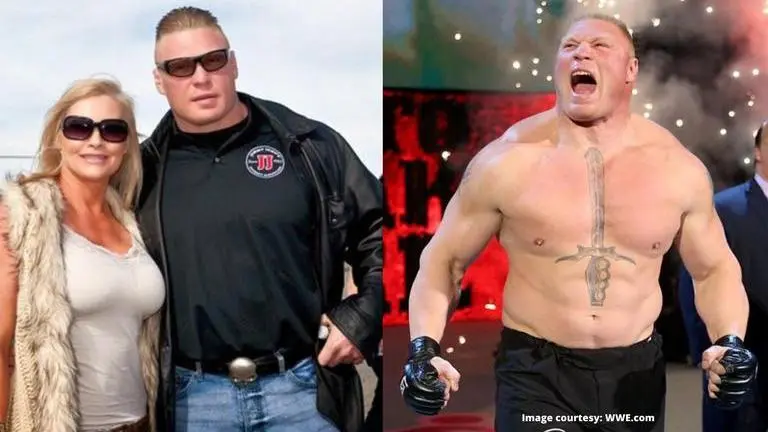 Batista and Kurt Angle offer a glimpse into Brock Lesnar's persona outside the ring Brock Lesnar