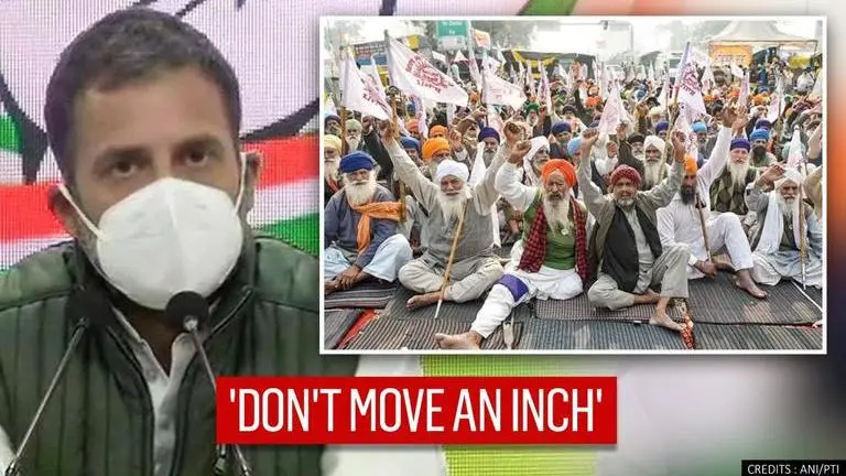 Rahul Gandhi tells farmers to 'not move an inch' from Delhi borders: 'Protest will spread' Rahul Gandhi