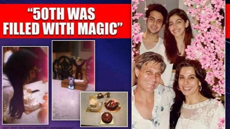 Pooja Bedi shares both good & bad news on 50th birthday; Kabir Bedi joins via video call Pooja Bedi shares both good & bad news on 50th birthday; Kabir Bedi joins via video call