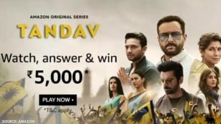 Amazon Tandav Quiz answers