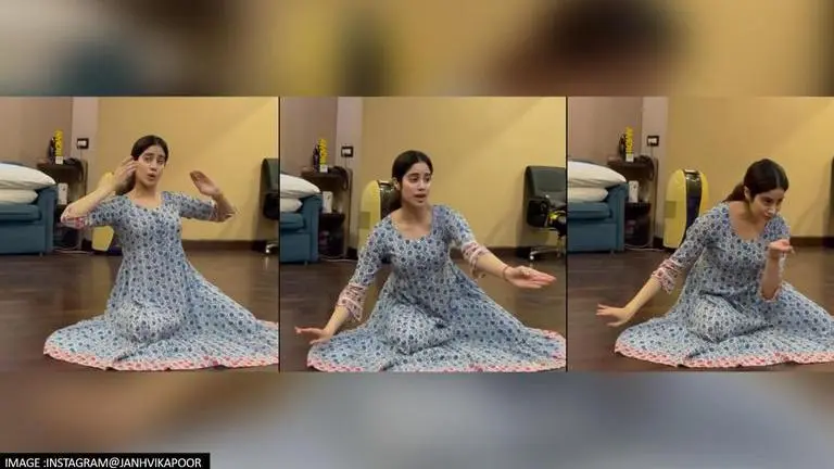 Janhvi Kapoor dances on Rekha's iconic song ‘In Ankhon Ki Masti’; Shanaya Kapoor reacts Janhvi Kapoor