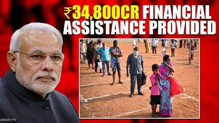 PM Garib Kalyan Package: Govt says ₹34,800 cr financial help given to 39 cr beneficiaries PM Garib Kalyan Package