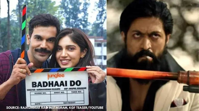 'Badhaai Do' shooting to 'KGF' teaser: Films that created frenzy way before its release badhaai do shooting