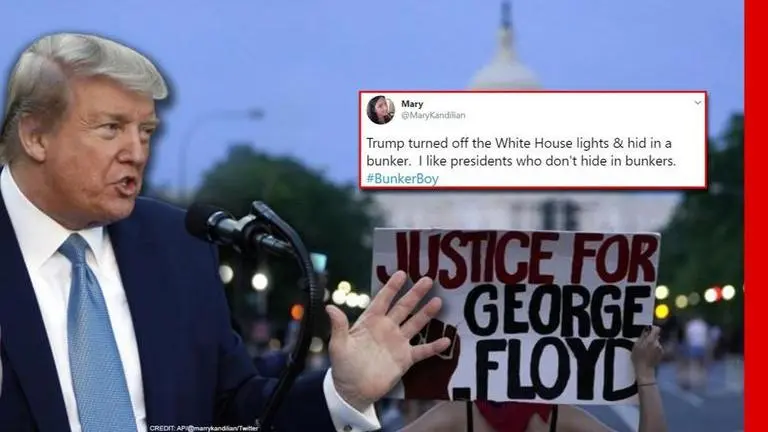 Donald Trump slammed for hiding in White House bunker during protests Donald Trump