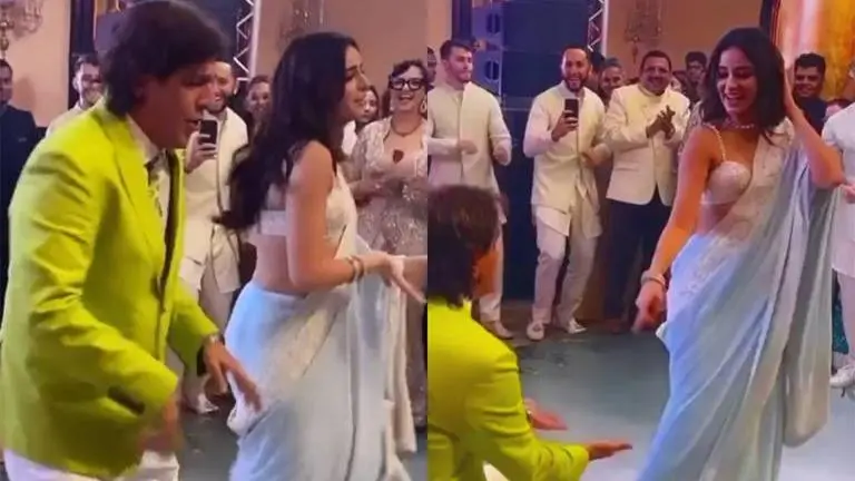 Ananya Panday, Chunky Panday dance to Saat Samundar Paar at Alanna's wedding ananya panday