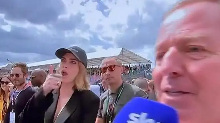 F1: Cara Delevingne suffers massive backlash after denying interview to Martin Brundle Cara Delevingne, Martin Brundle