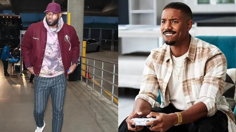 LeBron James cheekily trolls Michael B Jordan after Space Jam: New Legacy shoot lebron james