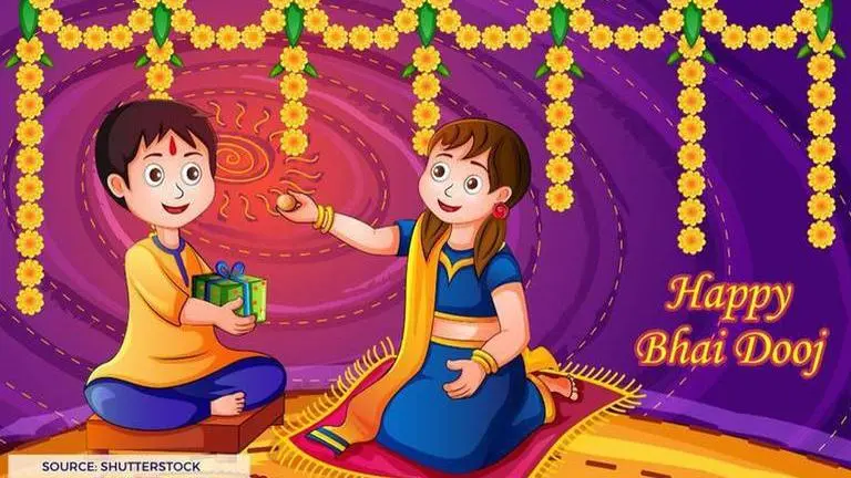 Happy Bhai Dooj 2021: Bhai Dooj Gifs, Images, Whatsapp Status and wishes for your brothers bhai dooj gifs, images, videos