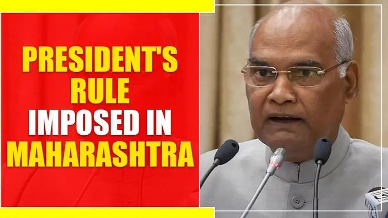 President's rule imposed in Maharashtra; House in suspended animation President