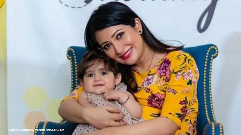 Radhika Pandit's pictures with her daughter Ayra are too cute to handle; See pics here Radhika Pandit