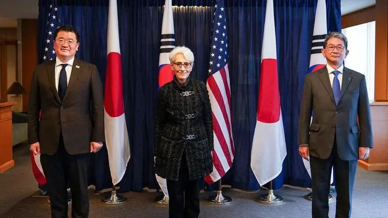 Japanese vice FM Takeo declines to hold presser with South Korean counterpart in US Japanese diplomat