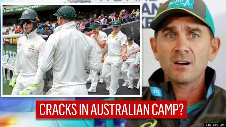 Cracks in the Australian camp, senior players 'frustrated' with head coach Langer: Report Justin Langer