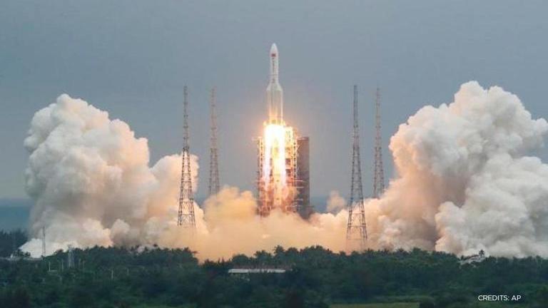 China's 'out-of-control' Rocket Long March 5B Crashes Into Indian Ocean ...