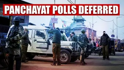 Panchayat polls in J&K deferred over security threat; admin asks EC for postponement Kashmir