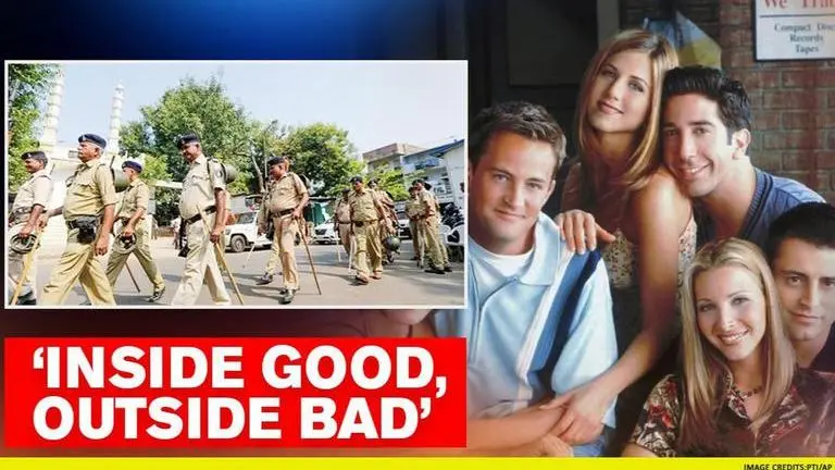 Pune Police urge all to stay indoors amid pandemic using a scene from 'FRIENDS' Pune Police shares scene from 'friends', urges people to stay indoors