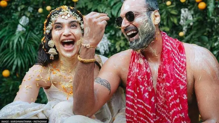 Karishma Tanna married to Varun Bangera; See first picture of couple as husband & wife karishma tanna