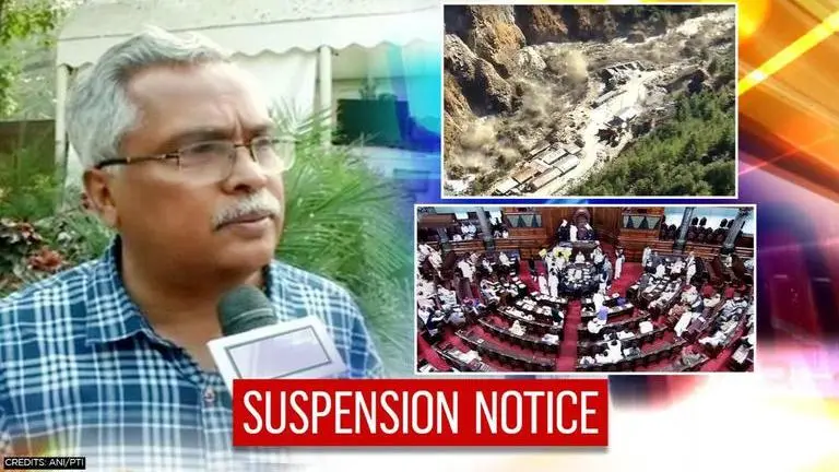 Uttarakhand disaster: CPI MP Binoy Viswam gives suspension notice in RS over Chamoli flood Uttarakhand floods