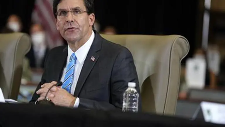 Gantz welcomes US Defense Sec Esper Gantz welcomes US Defense Sec Esper