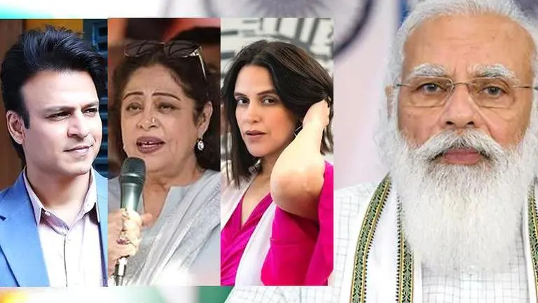 PM Modi turns 71: Vivek Oberoi, Kirron Kher & other B-town celebs send wishes Vivek Oberoi, Prime Minster Narendra Modi, OM Modi turns 71, Prime Minister Narendra Modi's birthday, Kirron Kher, Neha Dhupia, Bollywood wish PM Modi