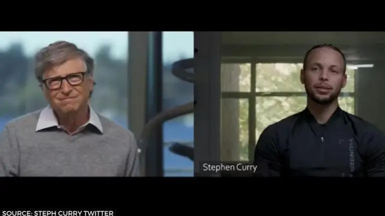 Steph Curry interviews Bill Gates about COVID-19 effects; #StateOfInspiration video series Steph Curry