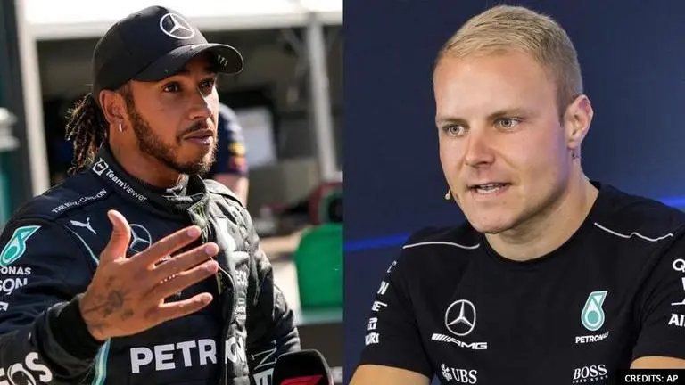Mercedes F1's Valterri Bottas Hamilton