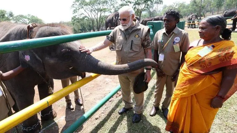 PM Modi meets The Elephant Whisperers' couple; See pictures PM Modi