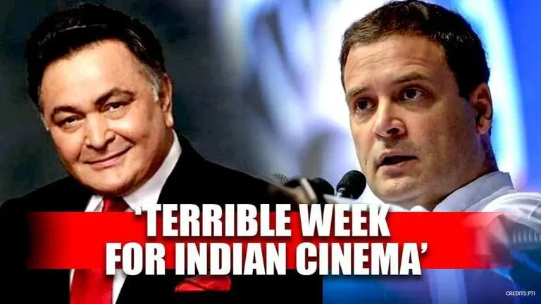 Rishi Kapoor passes away: Rahul Gandhi mourns; hails actor's cross-generational following Rishi Kapoor