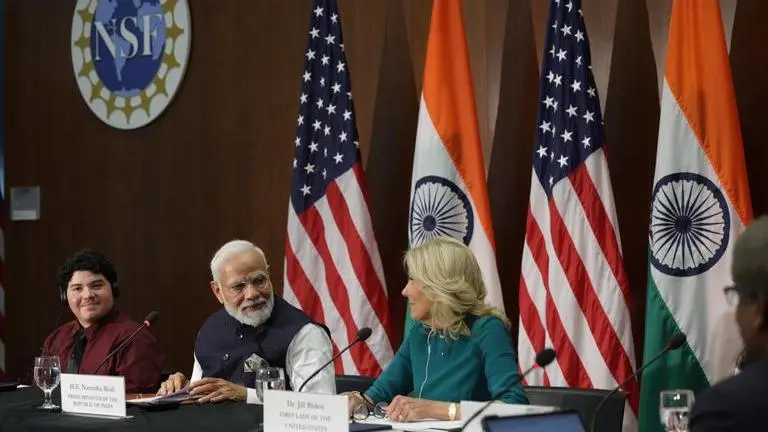 Prime Minister Narendra Modi Jill Biden FLOTUS