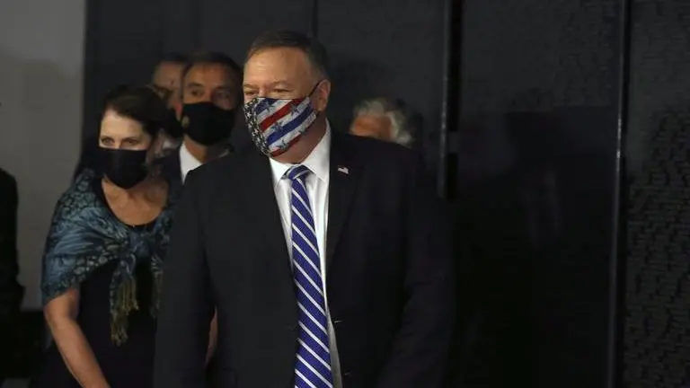 US Secretary Pompeo visits US naval base in Greece