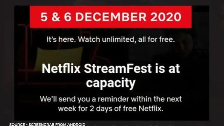 'Netflix Stream Fest is at capacity' message? How to get your 2-day free streaming netflix stream fest
