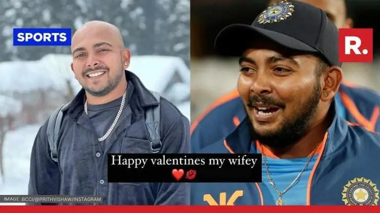 Prithvi Shaw's 'my wifey' post goes viral, 23-year-old India batsman issues clarification Prithvi Shaw