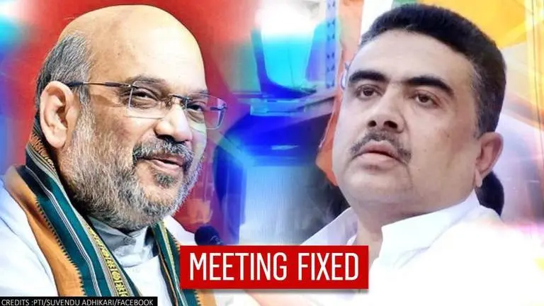 Suvendu Adhikari's meeting with Amit Shah fixed; set for TMC - BJP jump on Dec 19: Sources Suvendu Adhikari