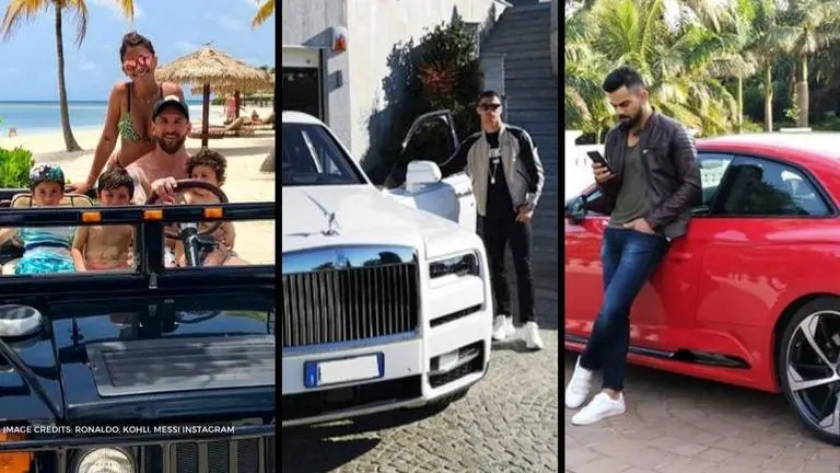 Lionel Messi, Virat Kohli, Cristiano Ronaldo and others boast luxury car collection: WATCH lionel messi