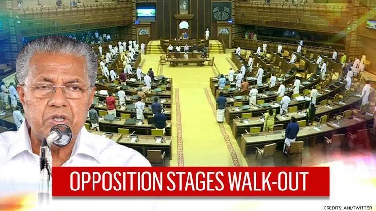 Kerala's Congress-led UDF stages walkout from Assembly, Alleges backdoor appointments Kerala