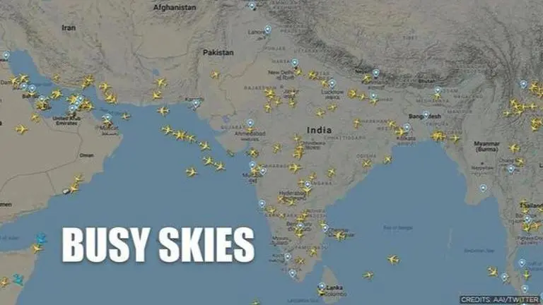 AAI shares 'splendid radar view' of airplanes dotting skies as domestic flights resume AAI