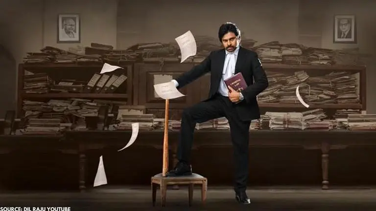 Pawan Kalyan looks intense as lawyer in 'Vakeel Saab' motion poster; check out Pawan Kalyan