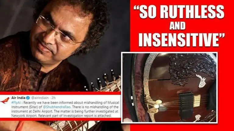 Shubhendra Rao alleges Air India crew vandalised sitar, airline reacts Air India