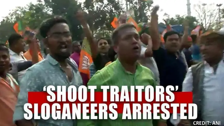 Kolkata police arrests two more for raising 'shoot traitors' slogan during Shah's rally Kolkata