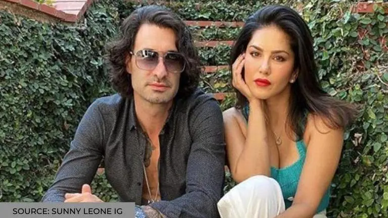 Sunny Leone feels glad to be with family & 'bestie' Daniel Weber during Diwali festivities Sunny Leone