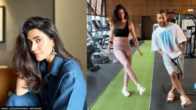 Karishma Tanna,Terence Lewis surprise fans with dance on RRR song 'Nacho Nacho' at the gym karishma tanna
