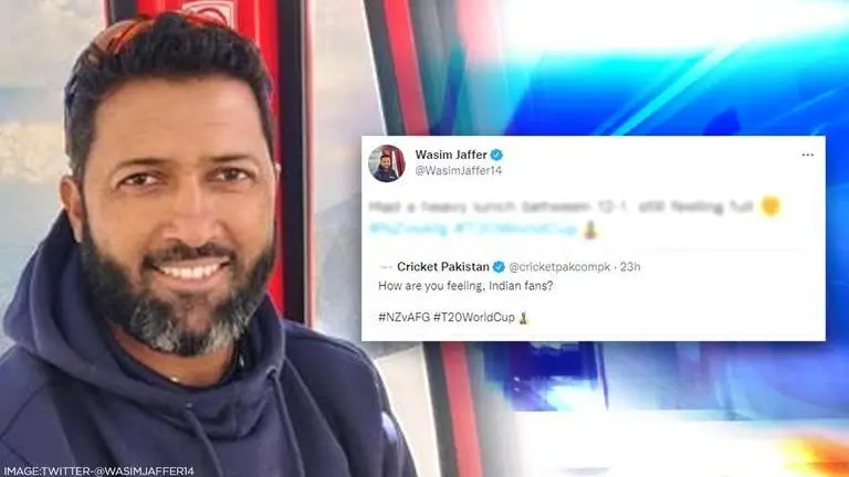 Wasim Jaffer gives savage reply after Pakistan trolls Indian fans over T20 WC elimination Wasim Jaffer, T20 World Cup, Cricket Pakistan, Team India, India T20 WC, Wasim Jaffer trolls Pakistan website, Wasim Jaffer tweet, Jaffer on India