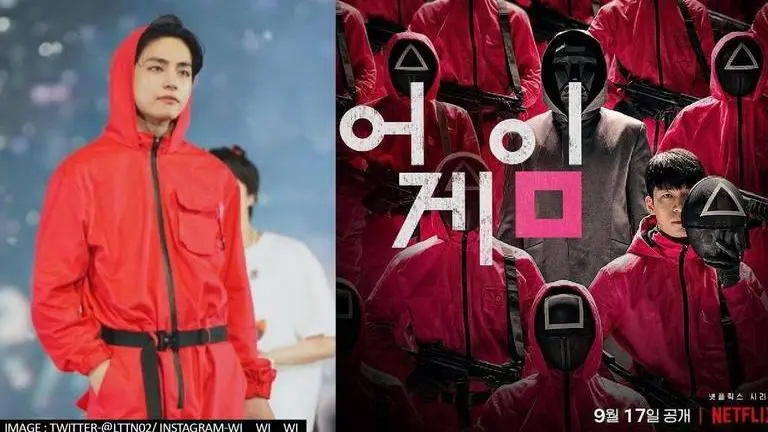 BTS' LA concert day 3: Taehyung dresses up as Red Guard from 'Squid Game'; Watch BTS' LA concert day 3